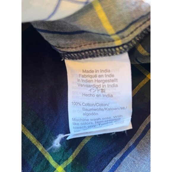 J.Crew Tartan Plaid Long Sleeve Pullover Long Sleeve Blouse Size 4 - Picture 6 of 8